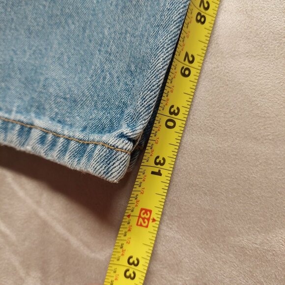 VTG Levis 560 Comfort Fit Jeans Mens W33 L32 Blue Denim Casual Wear - Picture 12 of 12